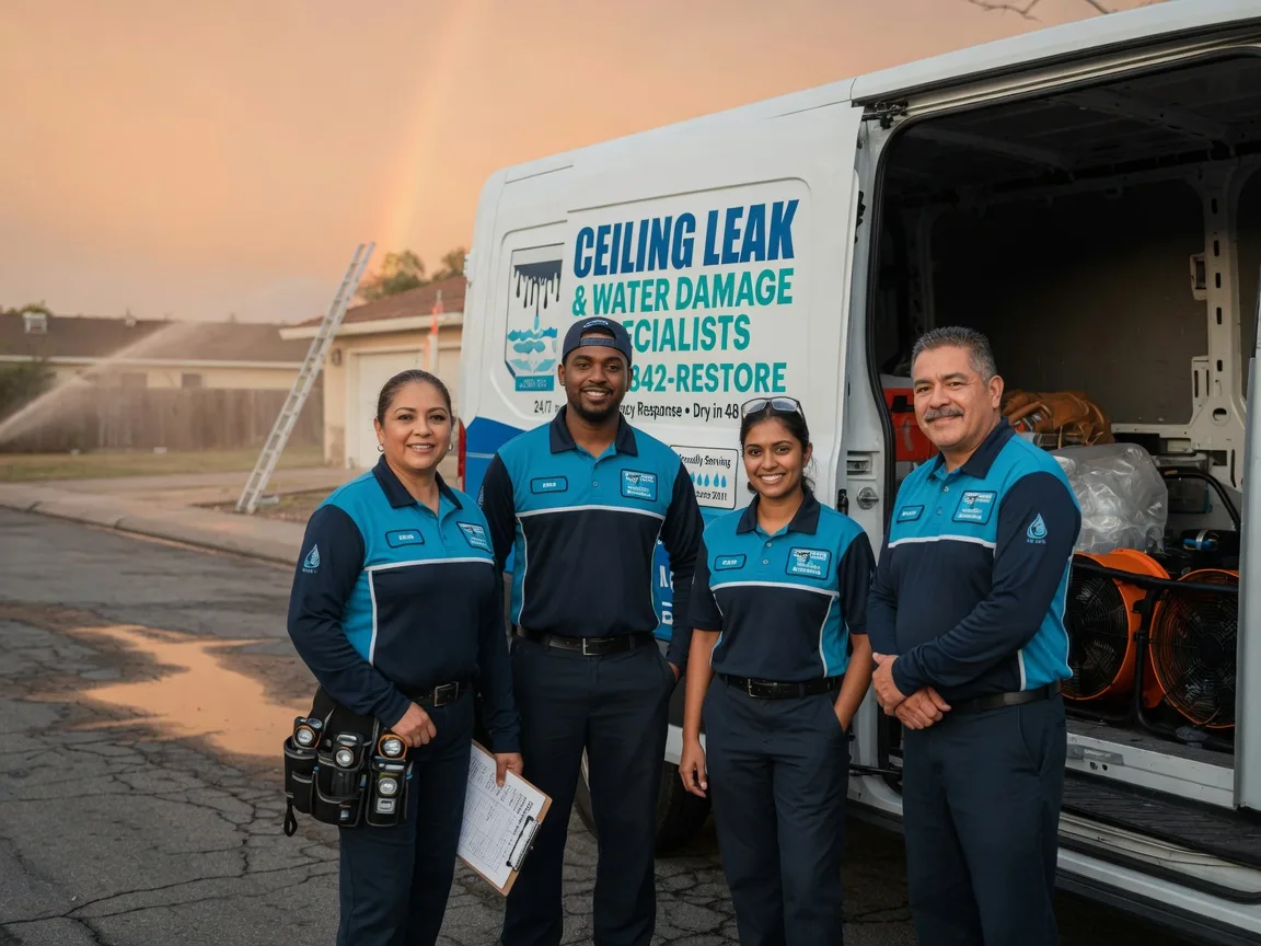 Ceiling Leak Cleanup company in Raymond, MN